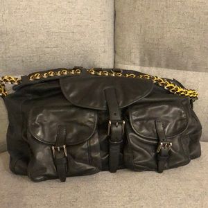 Balenciaga soft black leather bag. Rarely used.